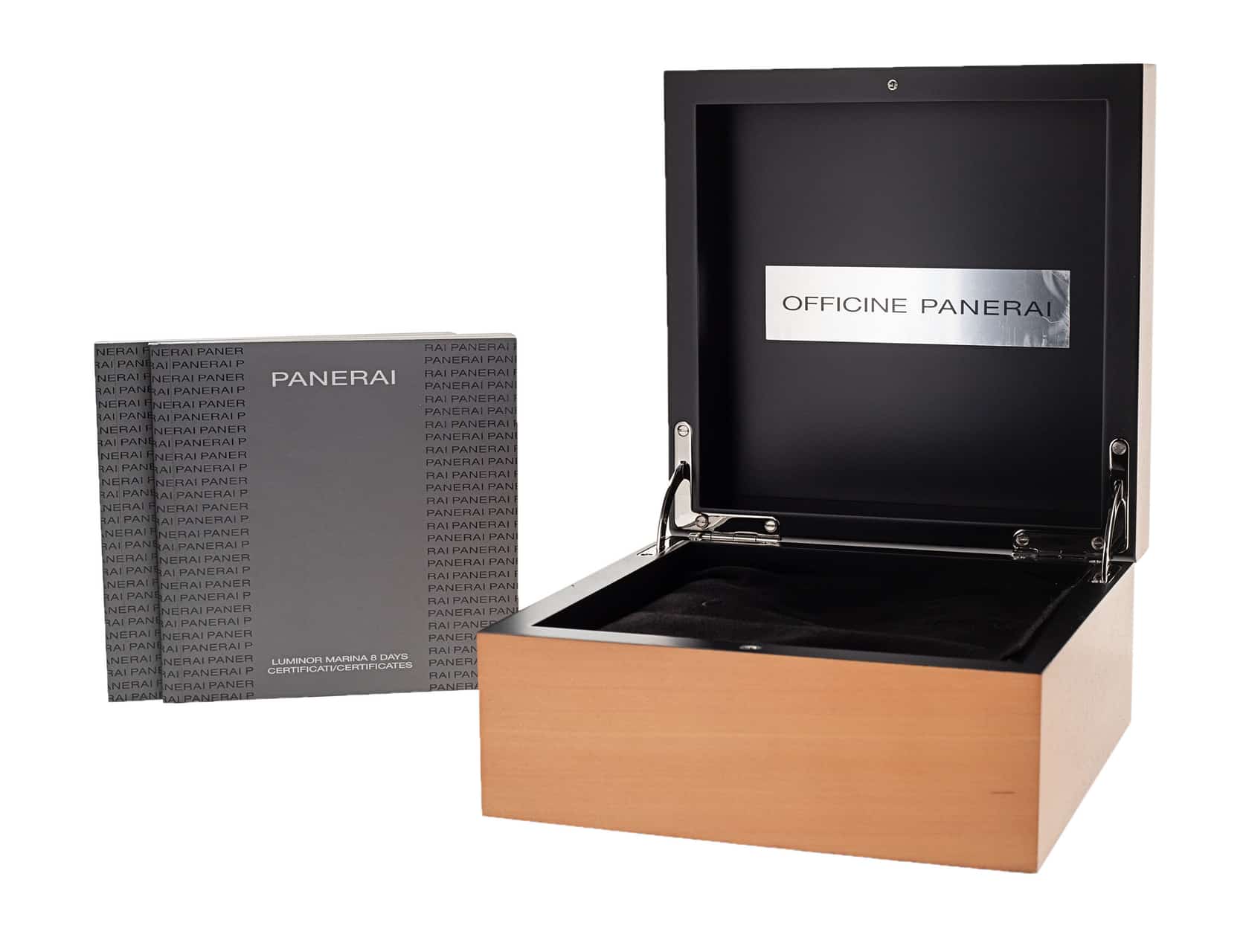 Panerai Luminor Marina White Arabic Dial Leather Strap